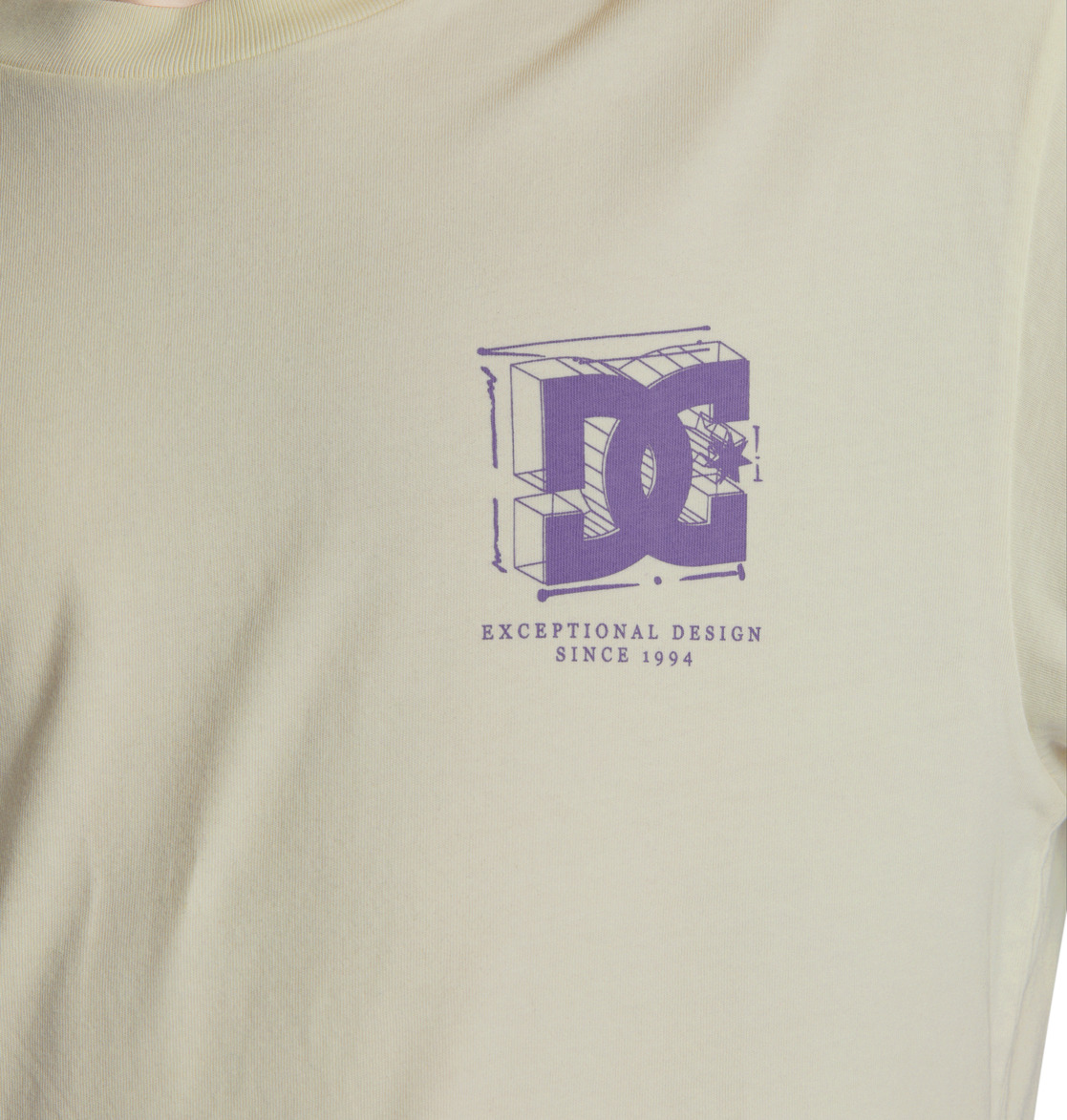 DC Mid Century Men T-Shirt White Wash | US-8069BHI