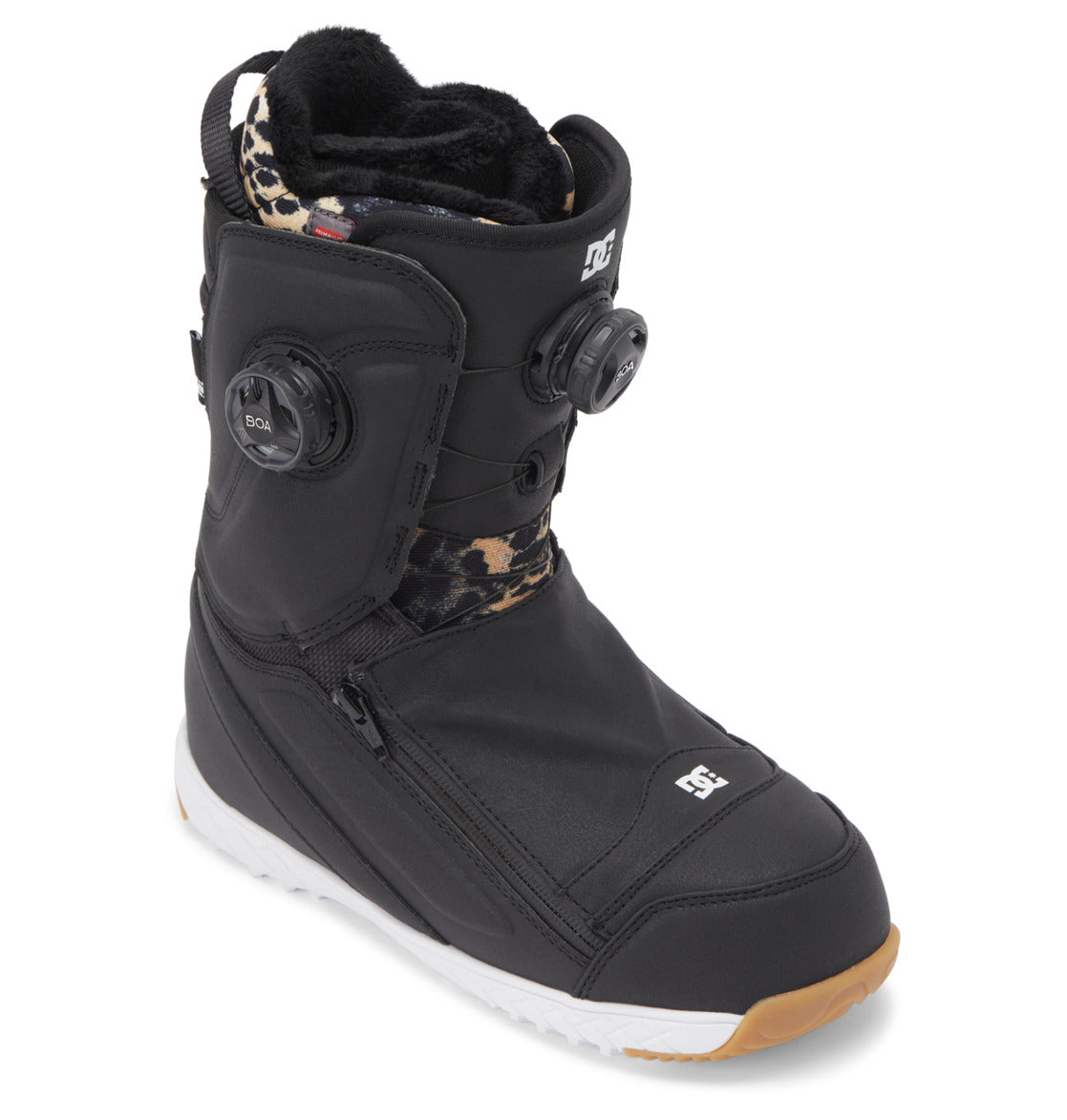 DC Mora BOA® Women Snowboard Boots Black / Leopard | US-5861LJS