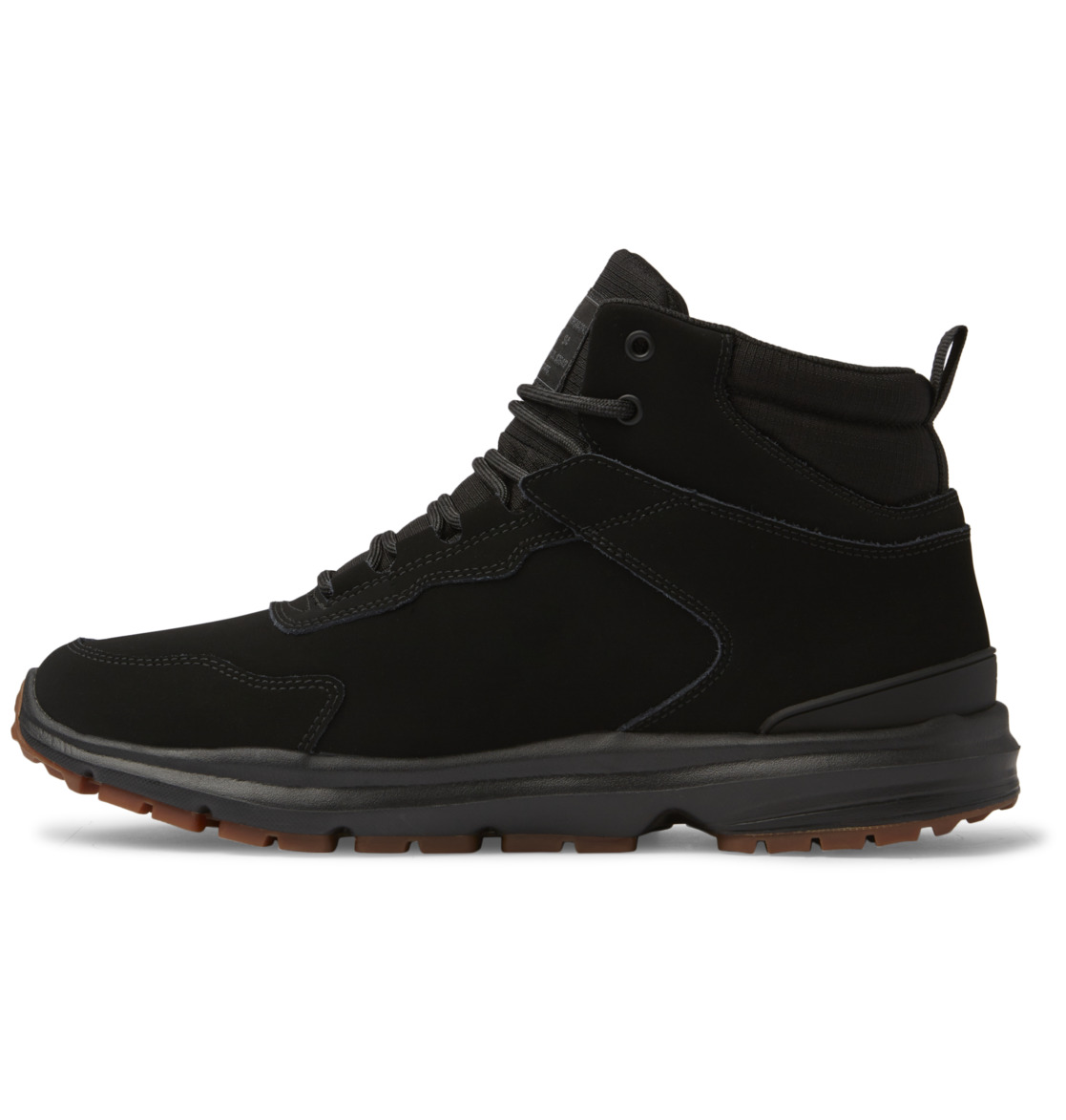 DC Mutiny Leather Men Winter Boots Black | US-1309NRJ