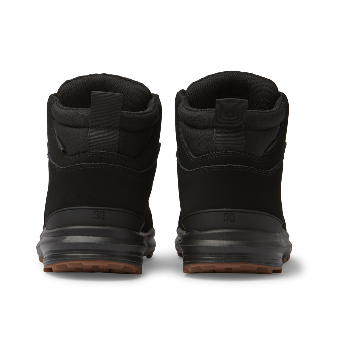 DC Mutiny Leather Men Winter Boots Black | US-1309NRJ