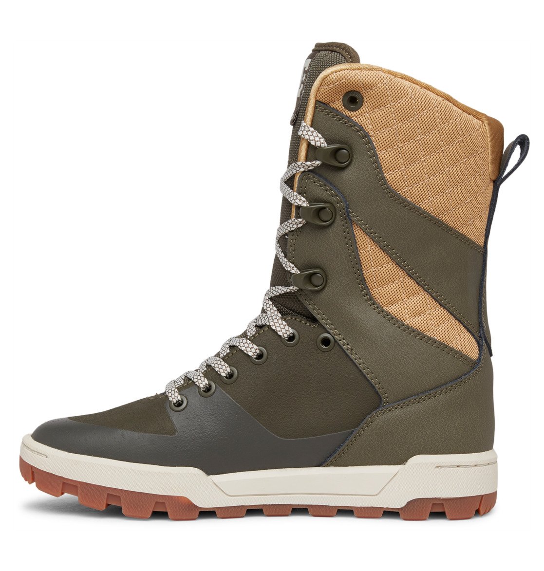 DC Nadene High Leg Women Winter Boots Olive Brown | US-1428XGW