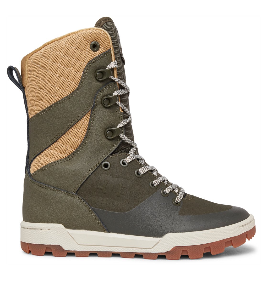 DC Nadene High Leg Women Winter Boots Olive Brown | US-1428XGW