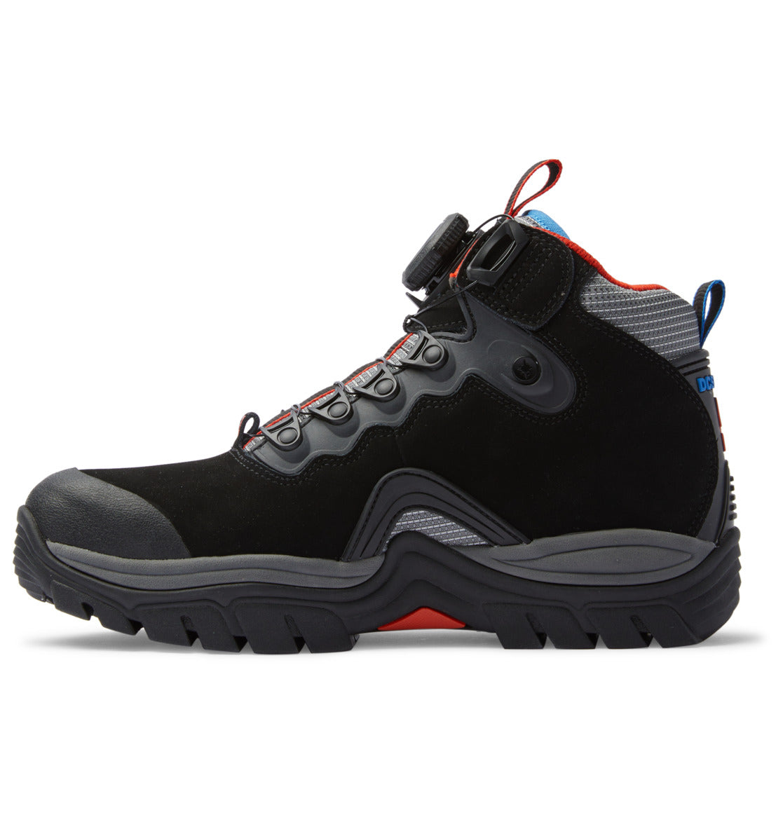 DC Navigator LX Water Resistant Men Winter Boots Black / Grey / Red | US-5431PXE