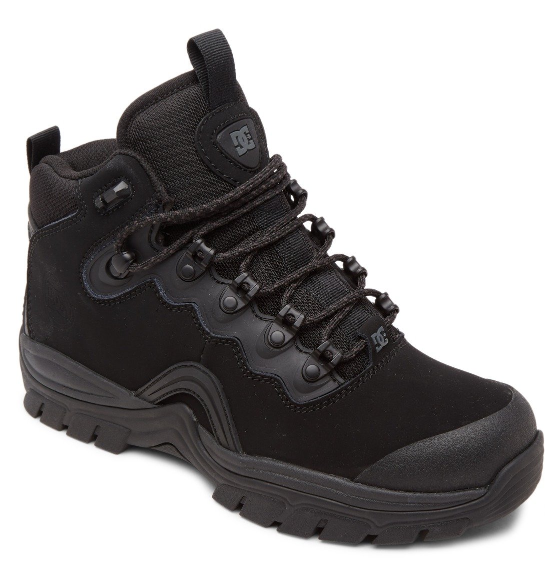 DC Navigator Lace Men Winter Boots Black | US-4639AYL