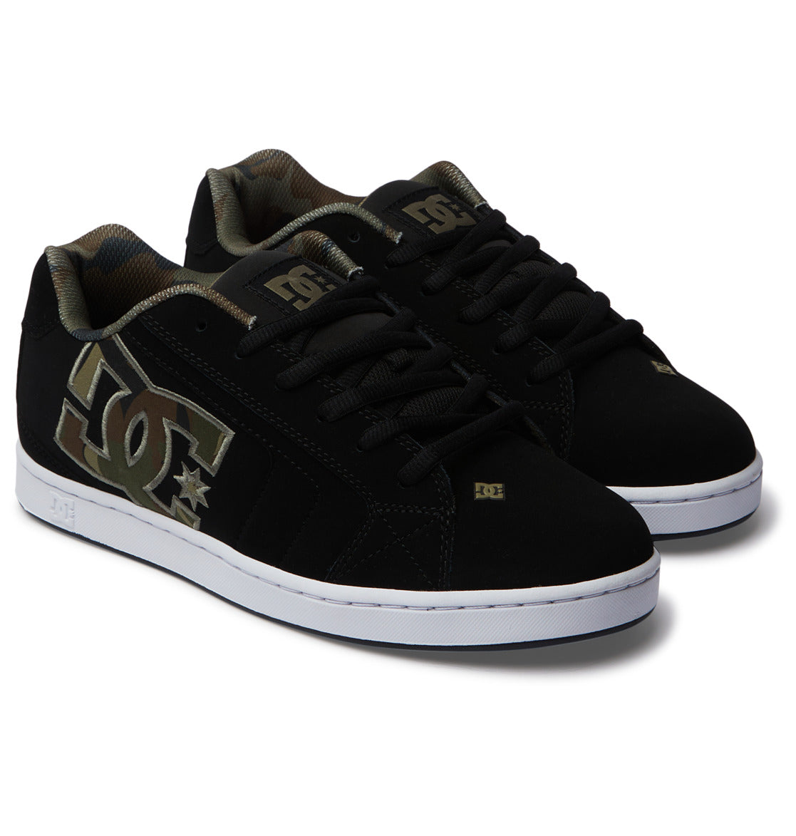 DC Net Men Sneakers Black / Green / Black | US-5324TOF