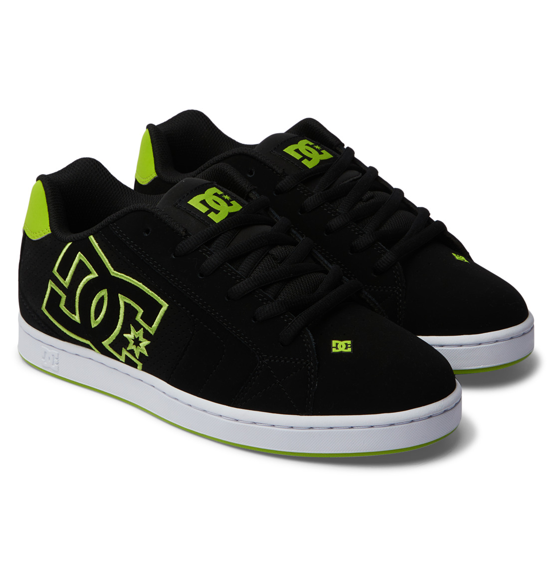 DC Net Men Sneakers Black / Light Green | US-4385BUE