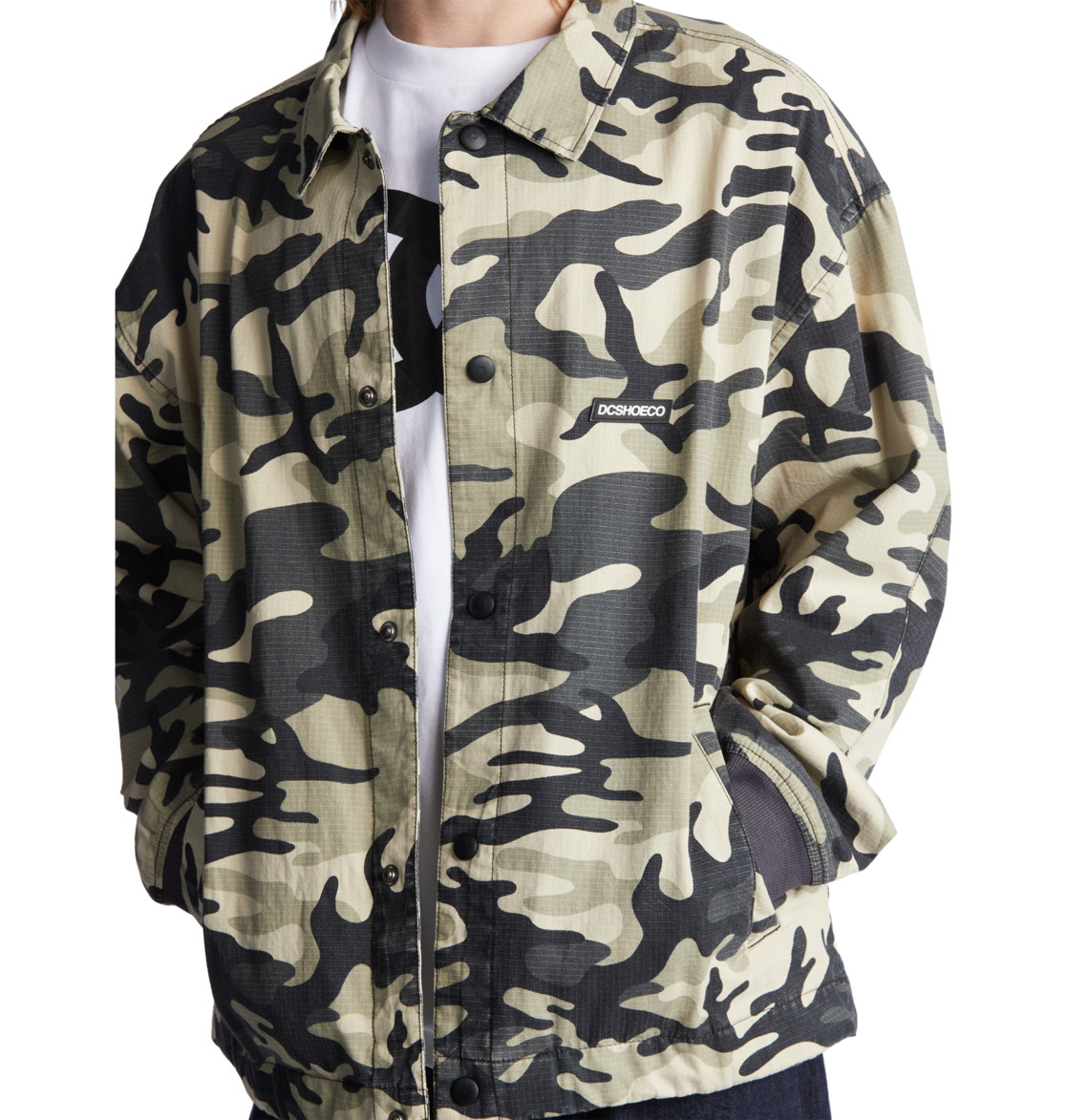 DC Neuro Coaches Men Jackets Grey Camo | US-7249YTL