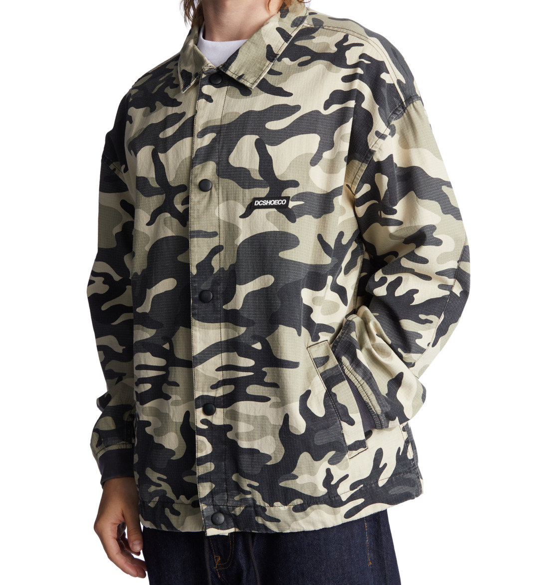 DC Neuro Coaches Men Jackets Grey Camo | US-7249YTL