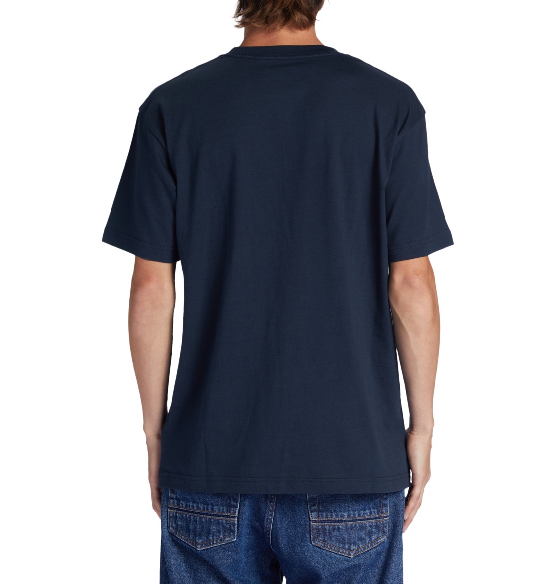 DC Nine Four Men T-Shirt Navy | US-7052KXN