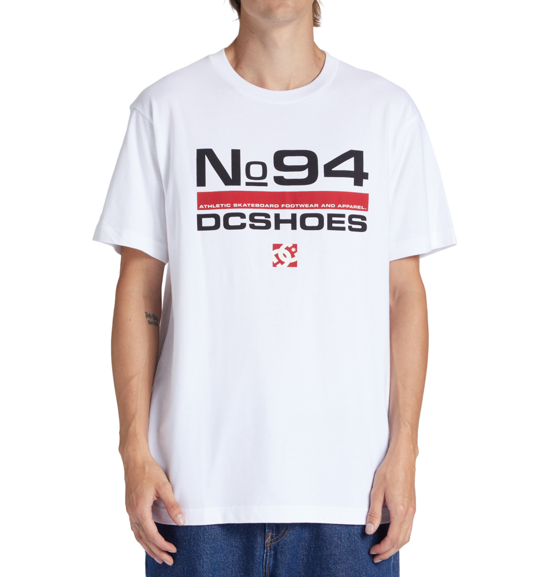 DC Nine Four Men T-Shirt White | US-2184XDG