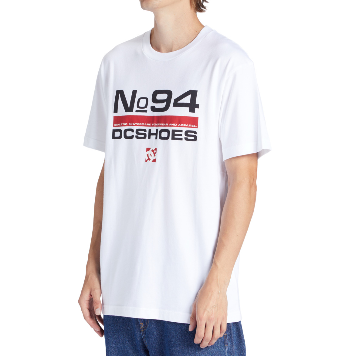 DC Nine Four Men T-Shirt White | US-2184XDG