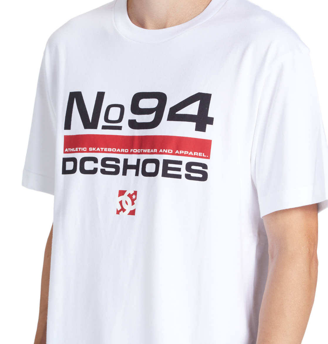 DC Nine Four Men T-Shirt White | US-2184XDG