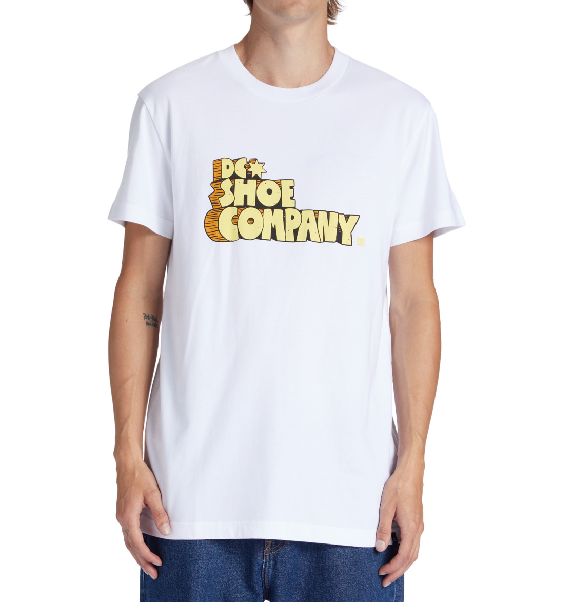 DC Nostalgic Men T-Shirt White | US-2187MFY