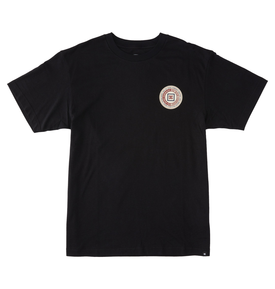 DC Old Head Men T-Shirt Black | US-6403CHL