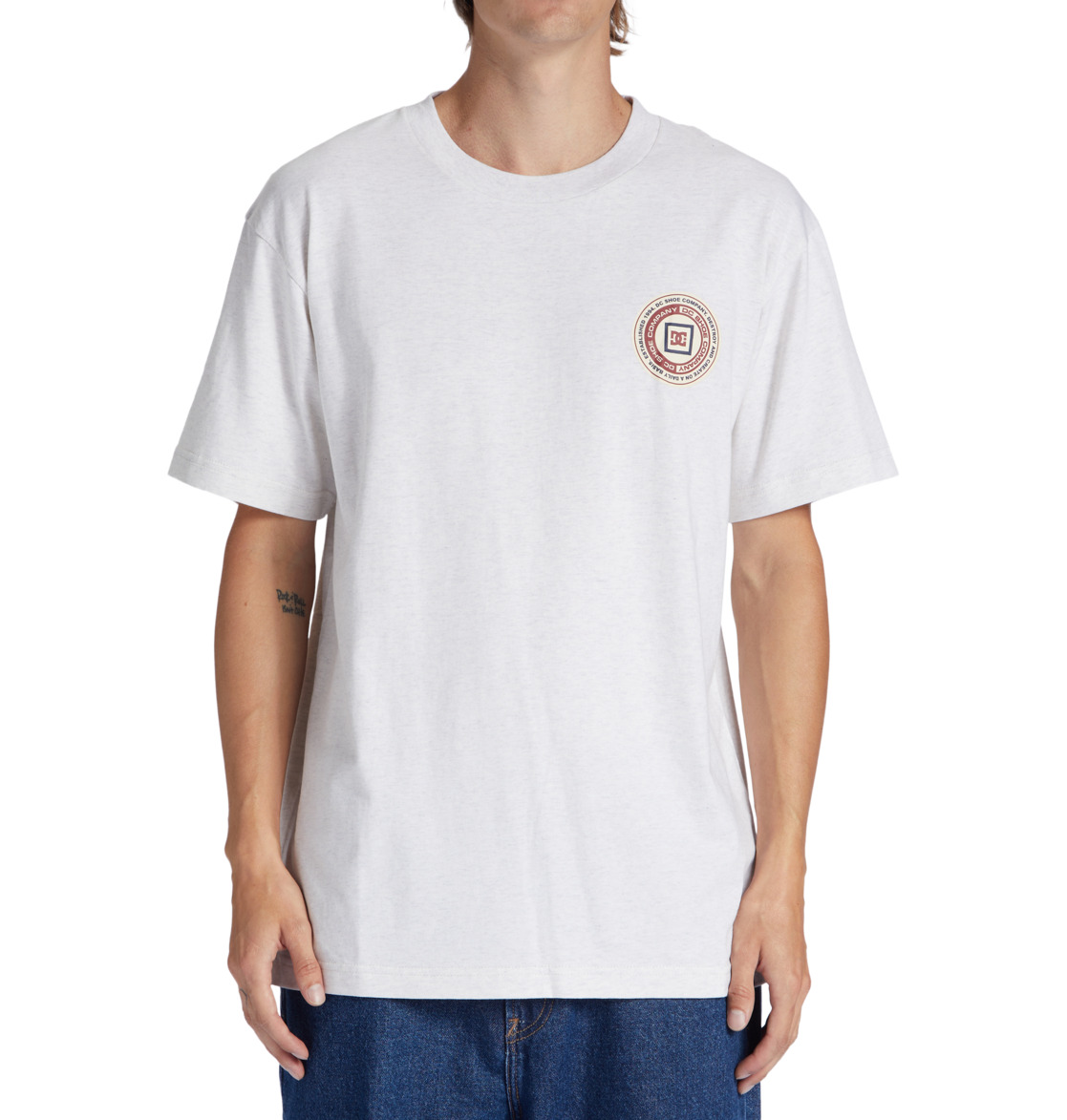 DC Old Head Men T-Shirt White | US-3165OGL