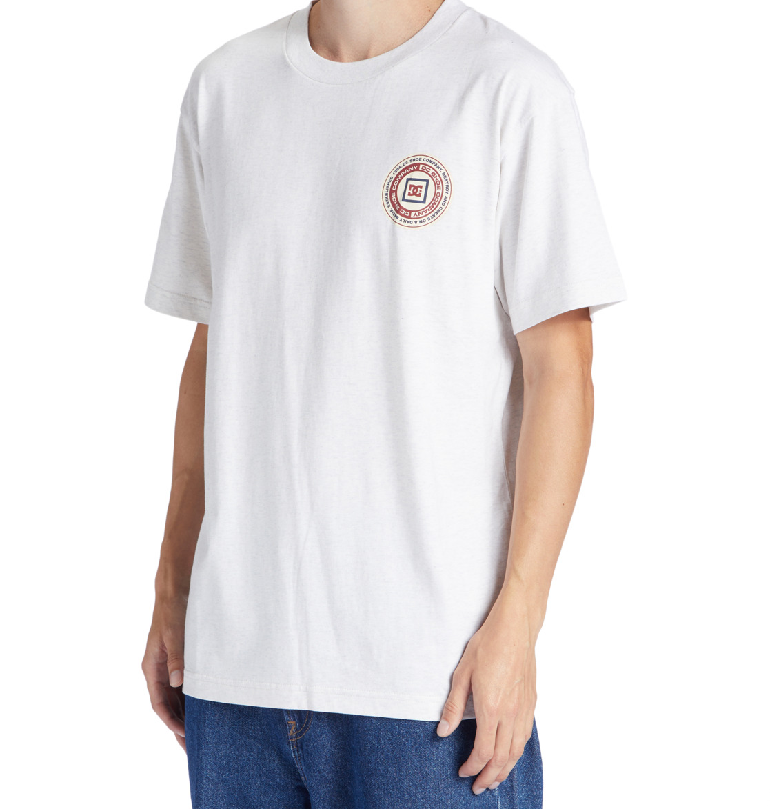 DC Old Head Men T-Shirt White | US-3165OGL