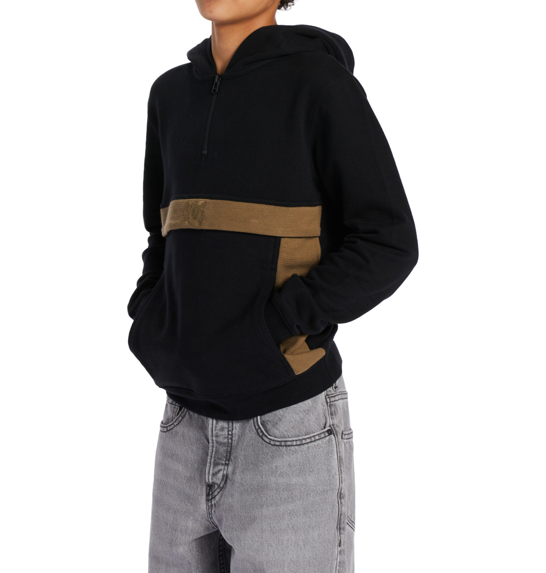 DC Optics Zip-Up Kids' Hoodie Black | US-5673QUS