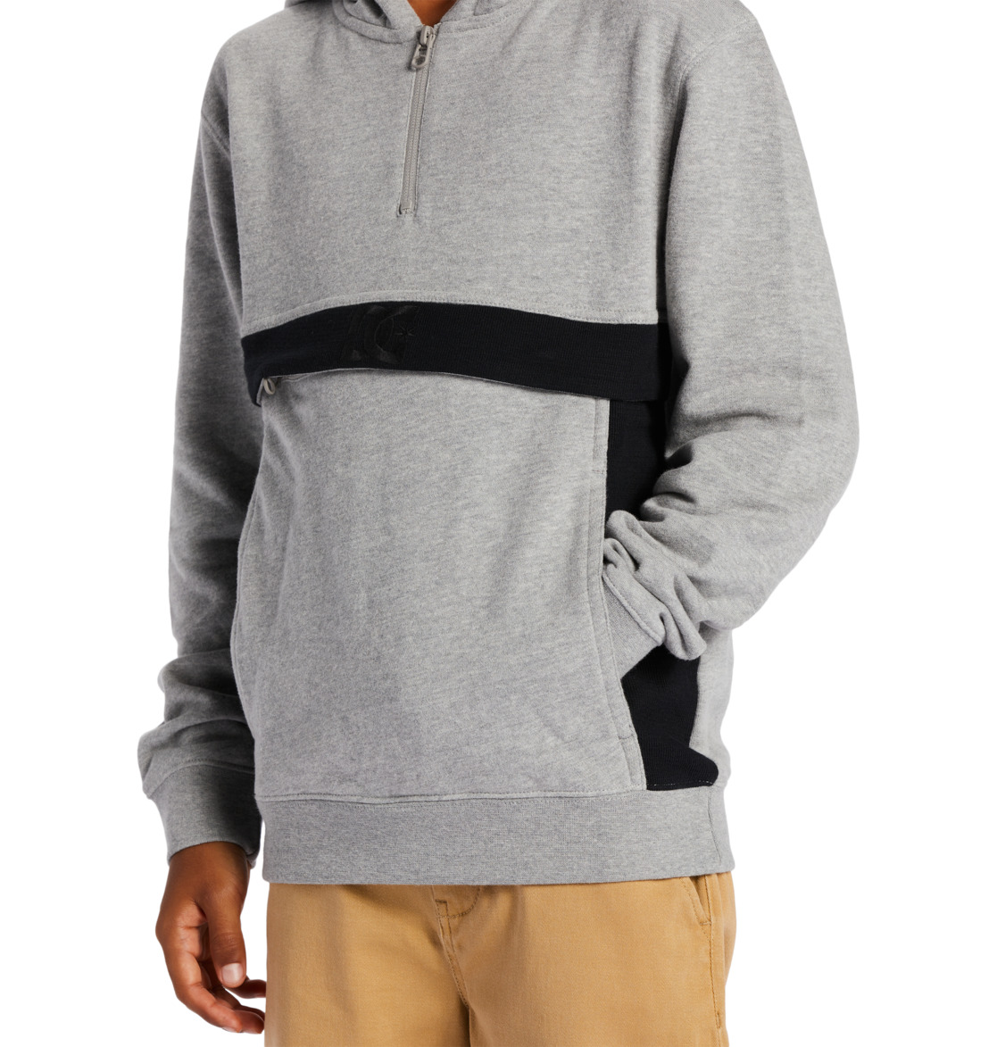 DC Optics Zip-Up Kids' Hoodie Grey | US-7832SZB