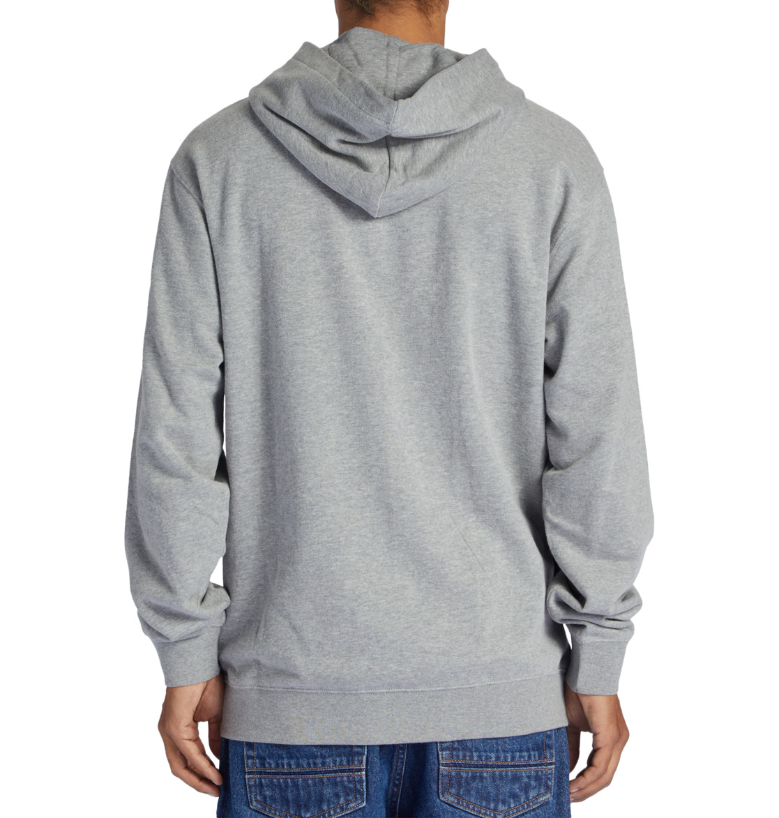 DC Optics Zip-Up Men Hoodie Grey | US-4936ZQK