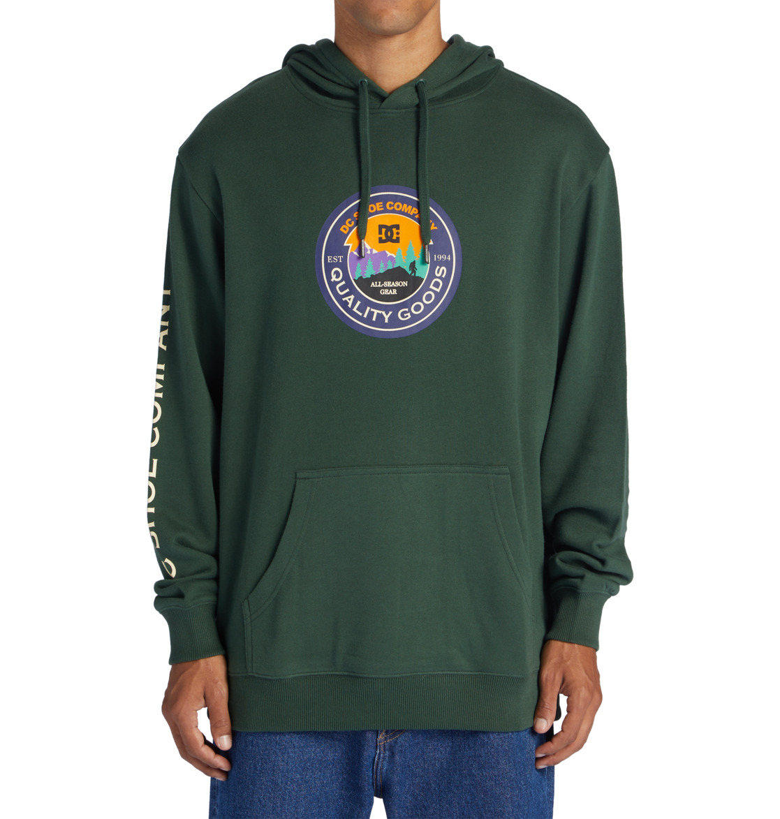 DC Outdoorsman Men Hoodie Green | US-7096HTB