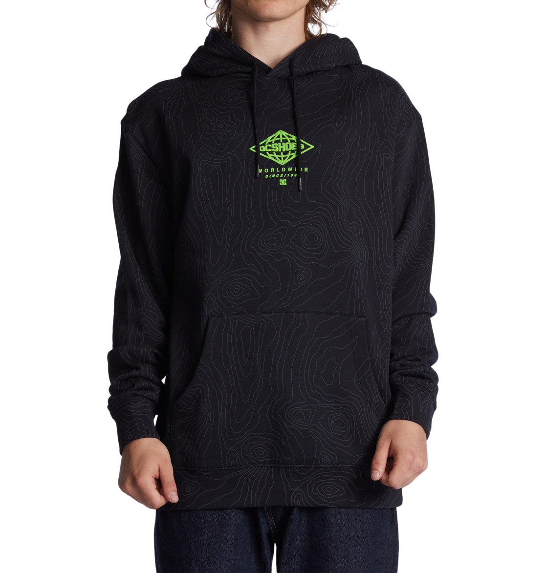 DC Outland Men Hoodie Black | US-7169TZF