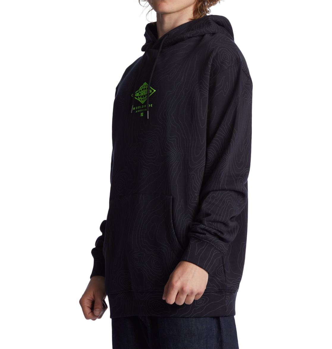 DC Outland Men Hoodie Black | US-7169TZF