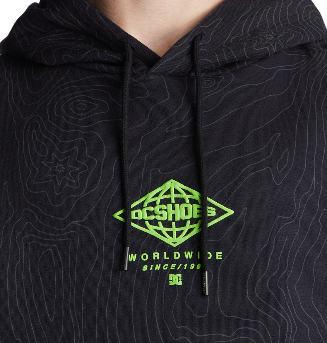 DC Outland Men Hoodie Black | US-7169TZF