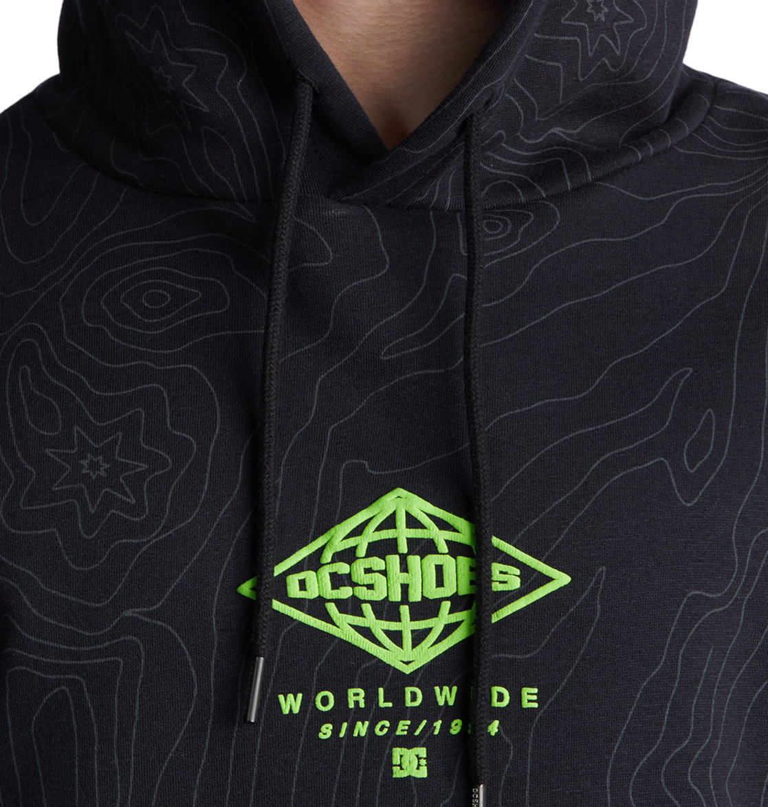 DC Outland Men Hoodie Black | US-7169TZF