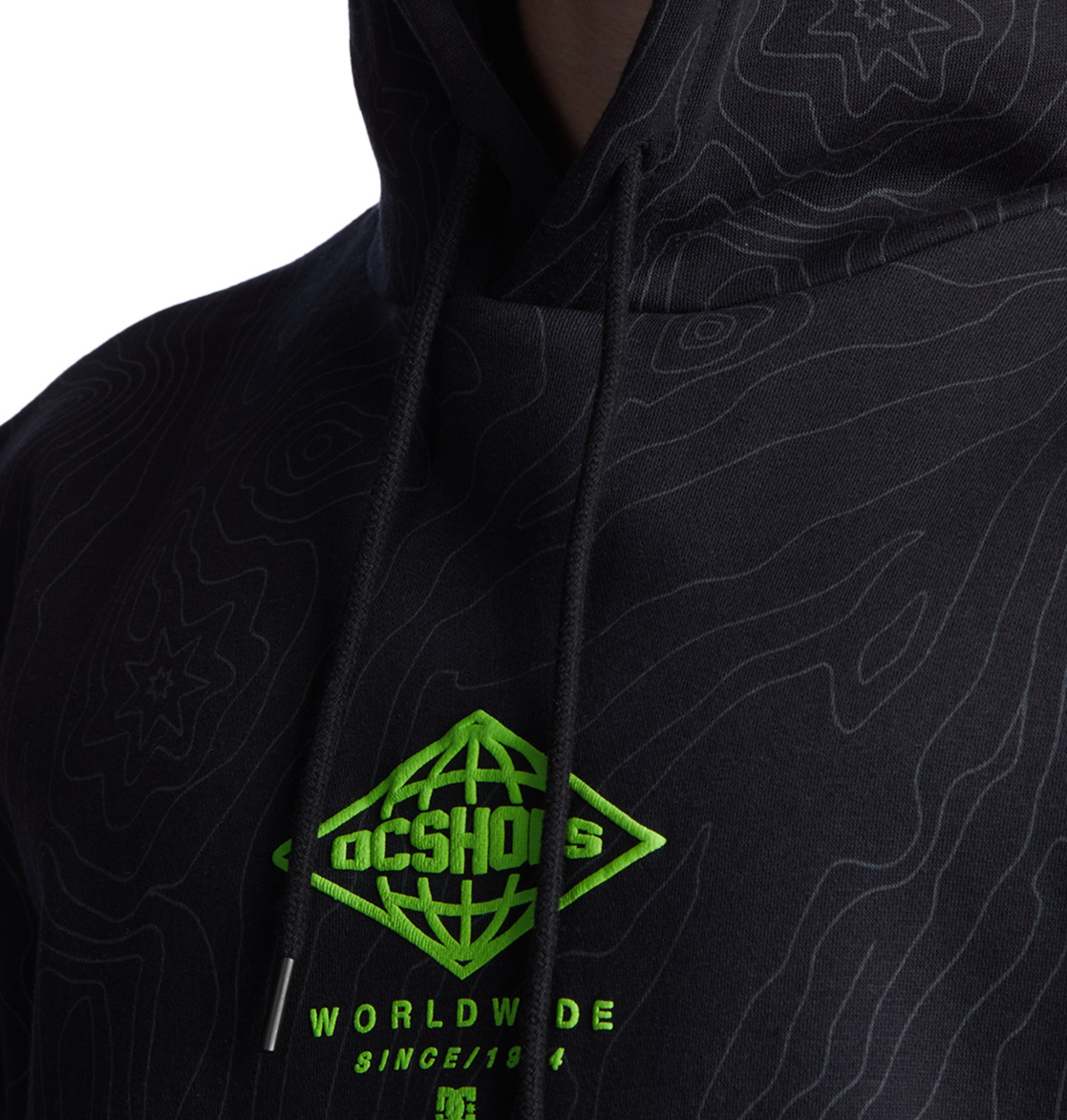 DC Outland Men Hoodie Black | US-7169TZF