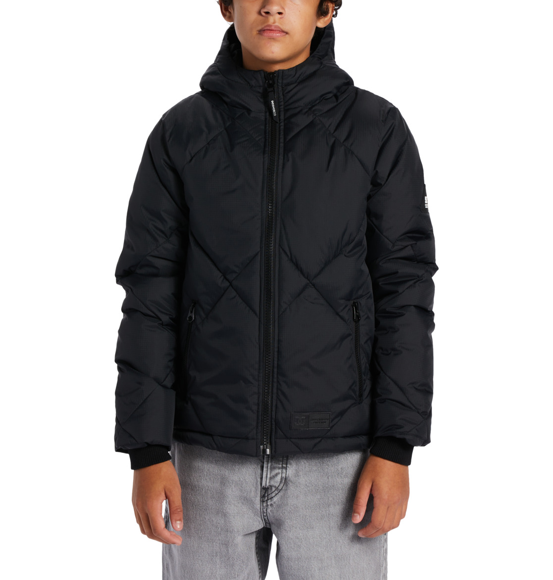 DC Passage Puffer Kids' Jackets Black | US-1729ZRT