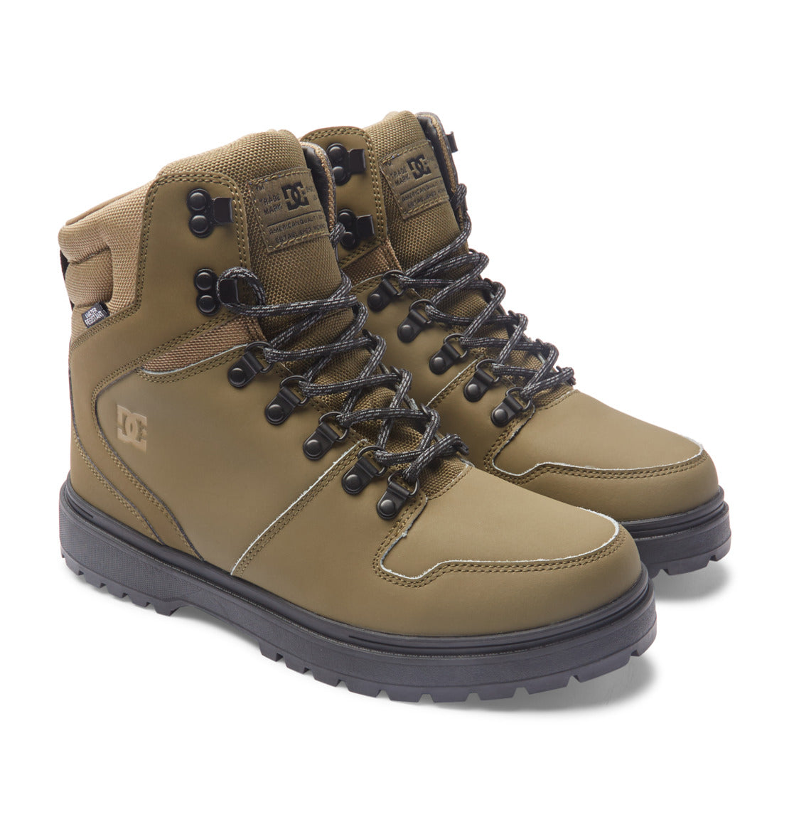 DC Peary Tr Men Winter Boots Olive / Black | US-5406KQH