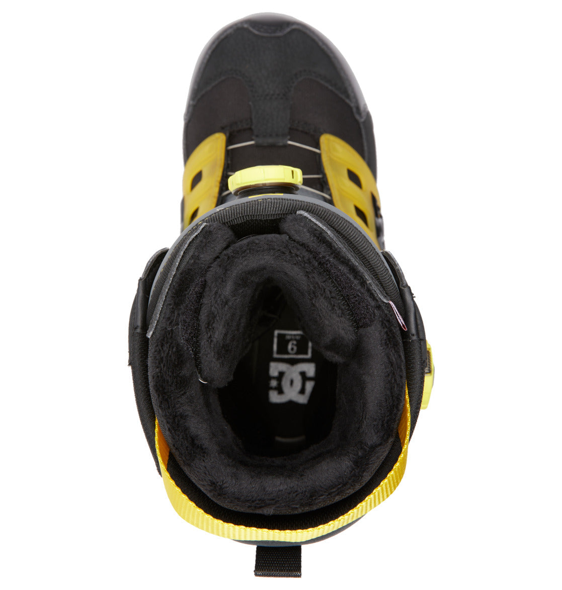 DC Phantom BOA® Men Snowboard Boots Black / Yellow | US-7654RWI