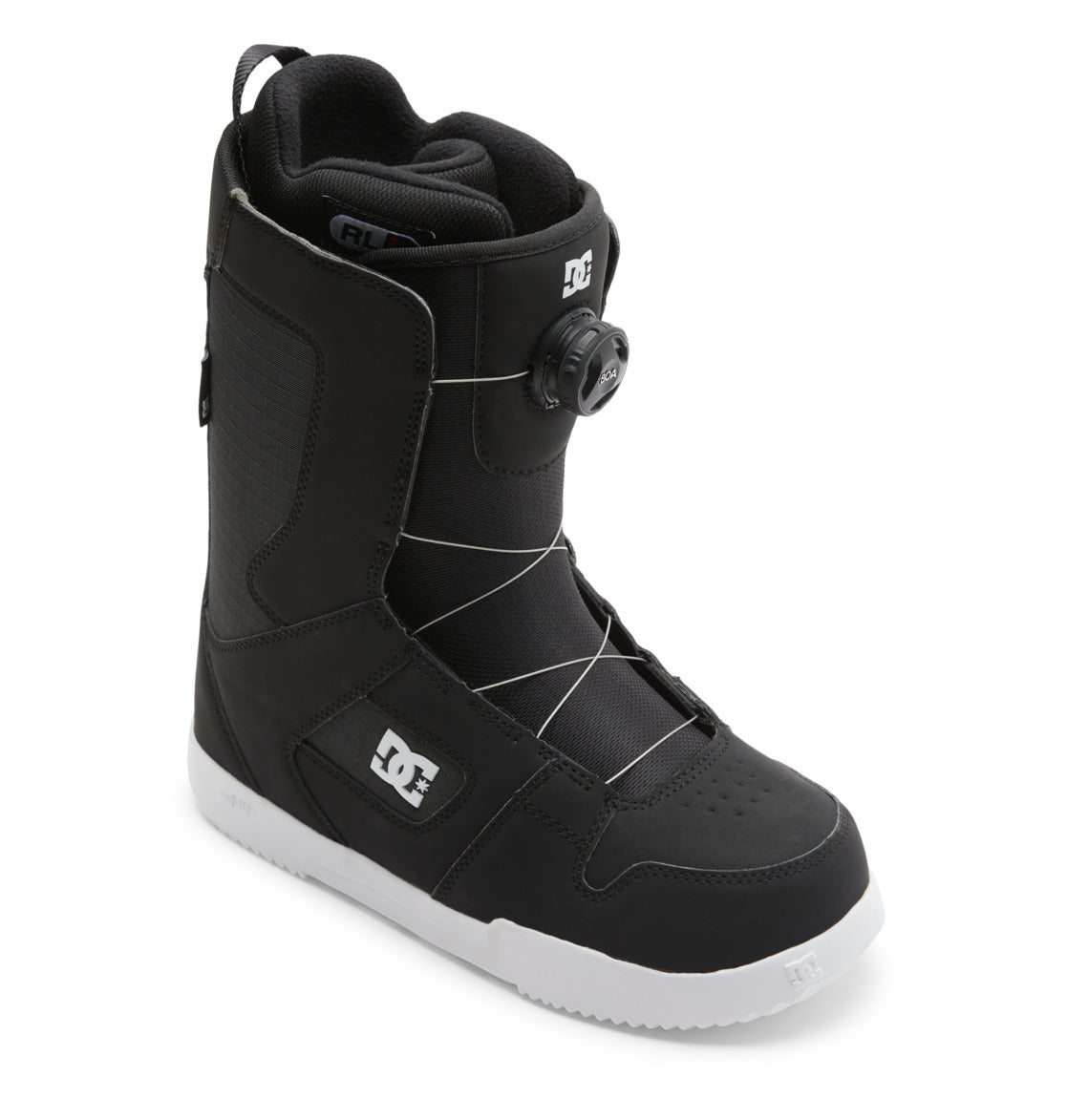 DC Phase BOA® Men Snowboard Boots Black / White | US-4692EYS