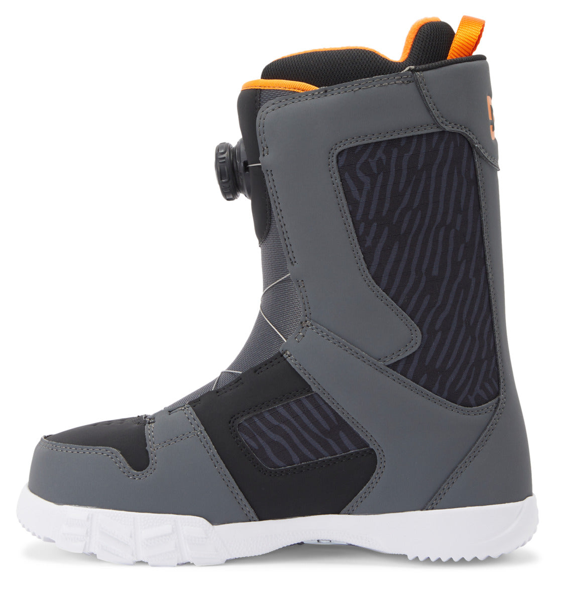 DC Phase BOA® Men Snowboard Boots Grey / Black / Orange | US-5280MOJ