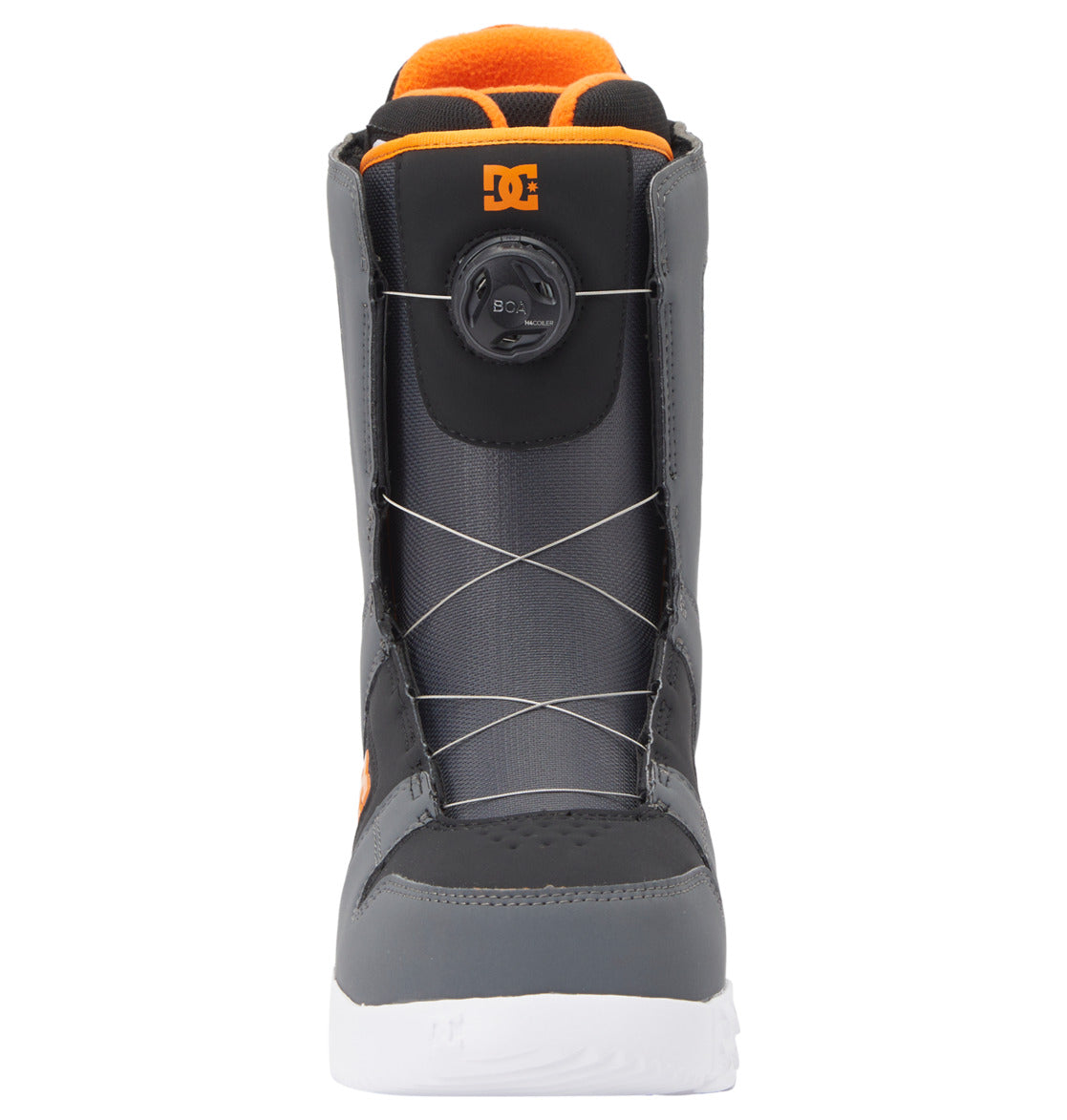 DC Phase BOA® Men Snowboard Boots Grey / Black / Orange | US-5280MOJ