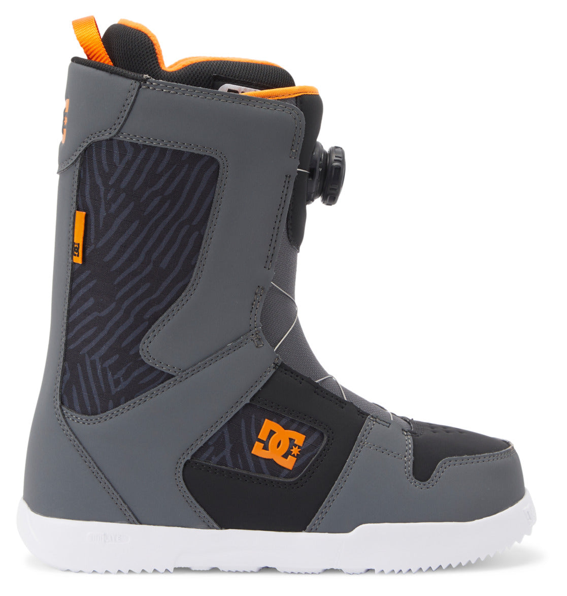 DC Phase BOA® Men Snowboard Boots Grey / Black / Orange | US-5280MOJ