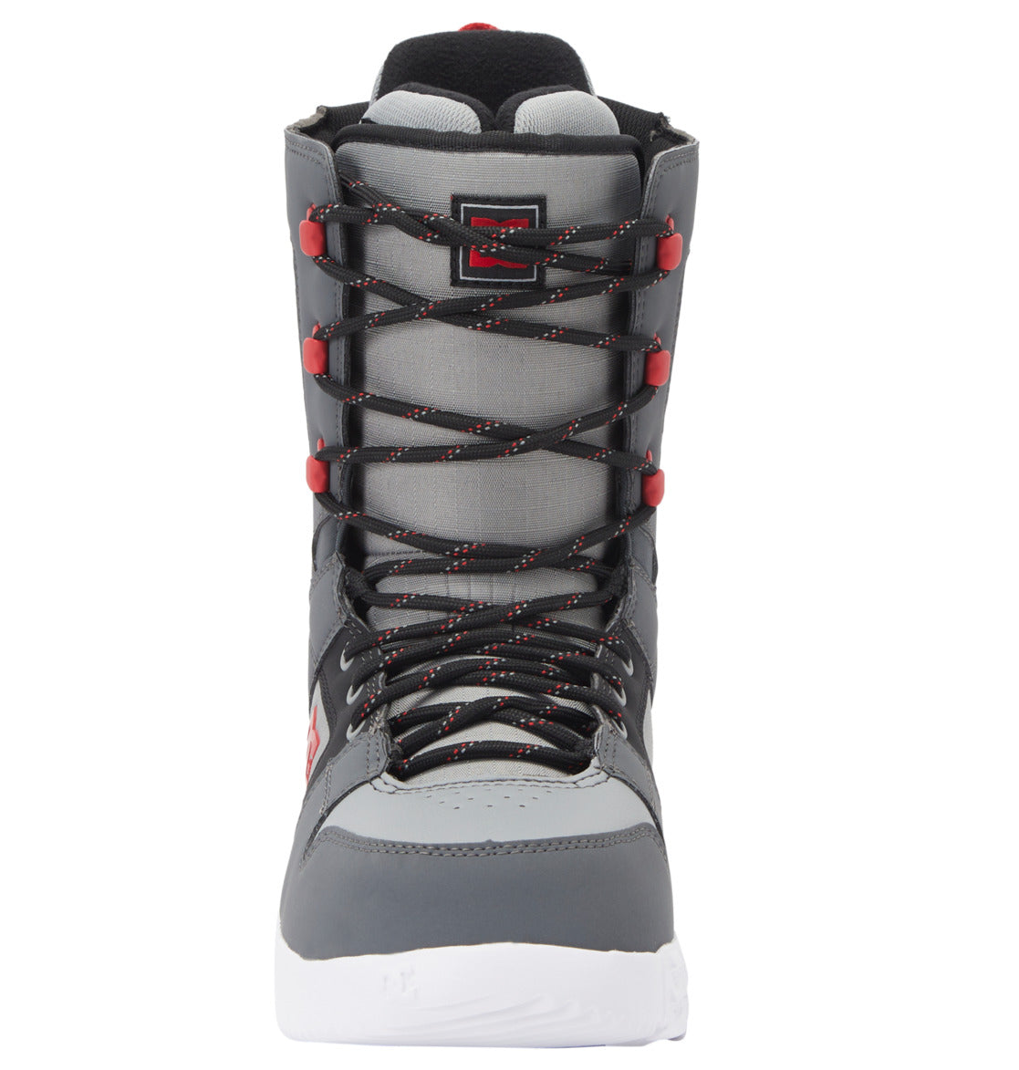 DC Phase Lace Men Snowboard Boots Grey / Black / Red | US-3012VKI