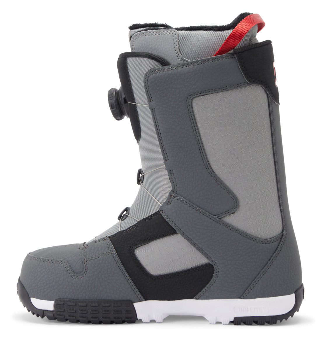 DC Phase Pro BOA® Men Snowboard Boots Black / Grey / Red | US-2316AZO