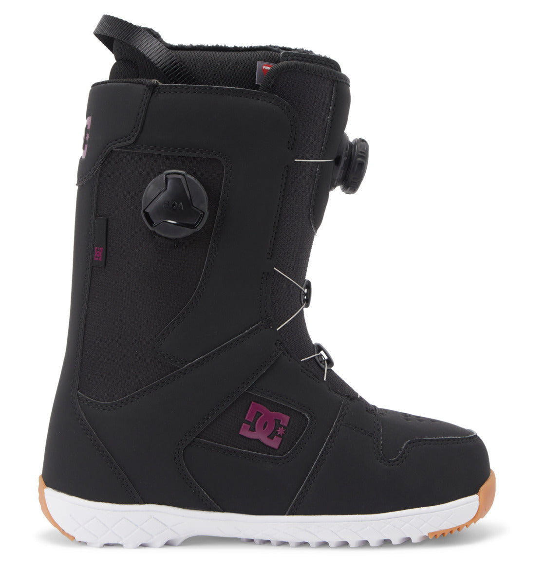 DC Phase Pro BOA® Women Snowboard Boots Black / Purple | US-4729RZT