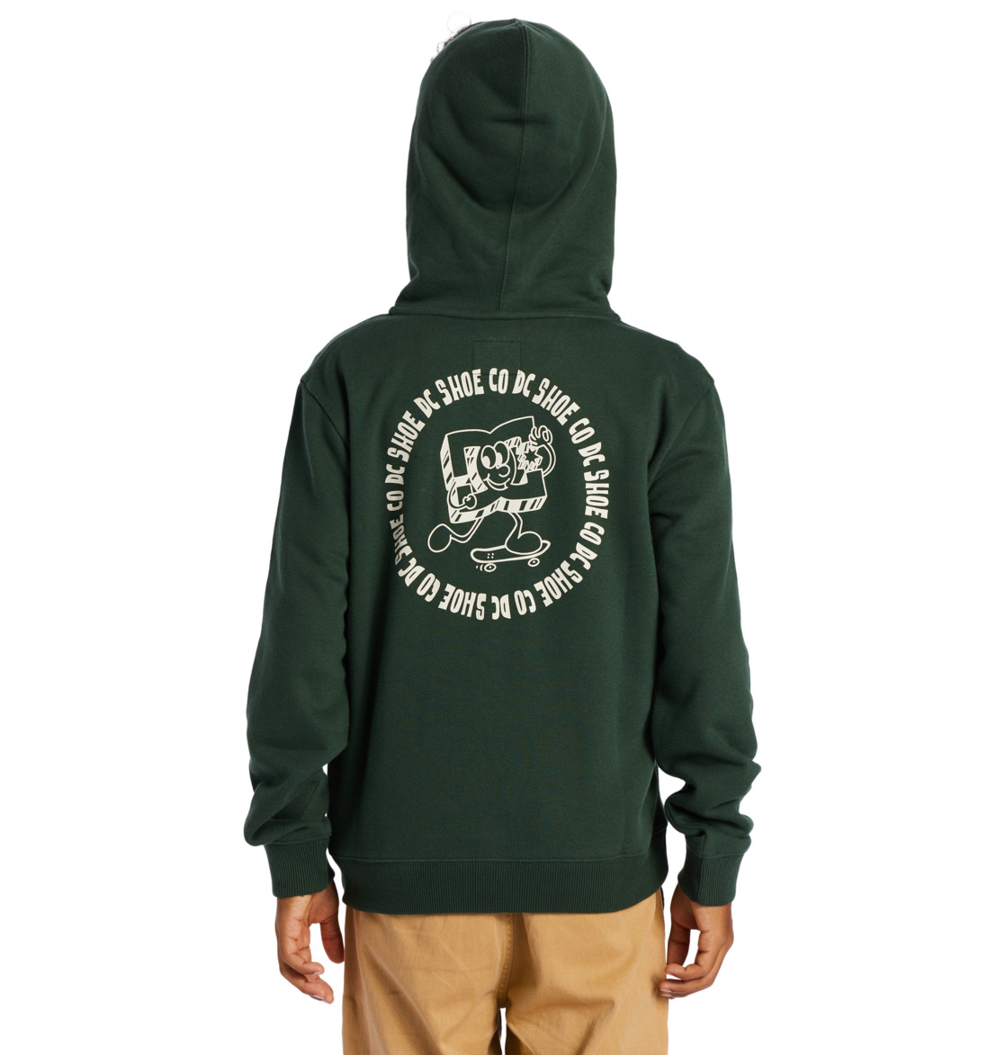 DC Playtime Zip-Up Kids' Hoodie Green | US-2069RIG