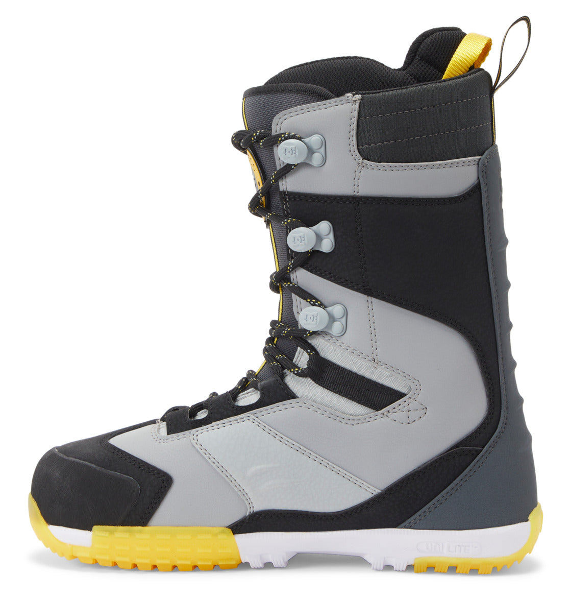 DC Premier Hybrid BOA® Men Snowboard Boots Black / Grey / Yellow | US-4530IGT