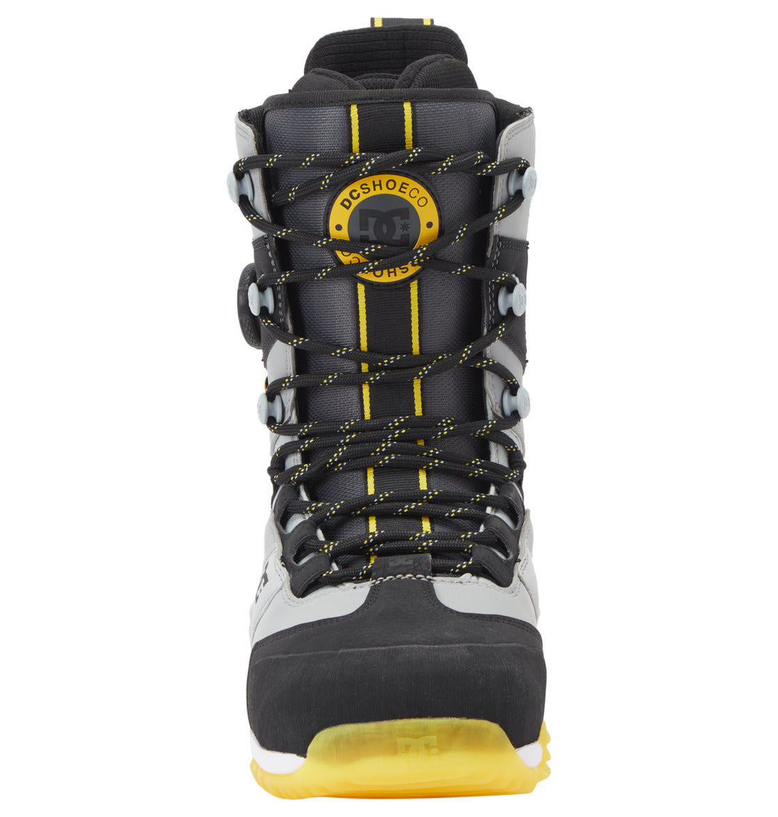 DC Premier Hybrid BOA® Men Snowboard Boots Black / Grey / Yellow | US-4530IGT