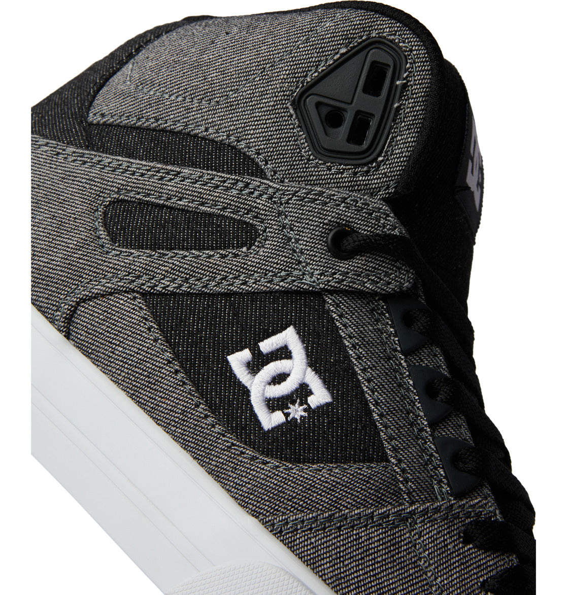 DC Pure Cupsole High-Top Men Sneakers Black Blue | US-8490YES