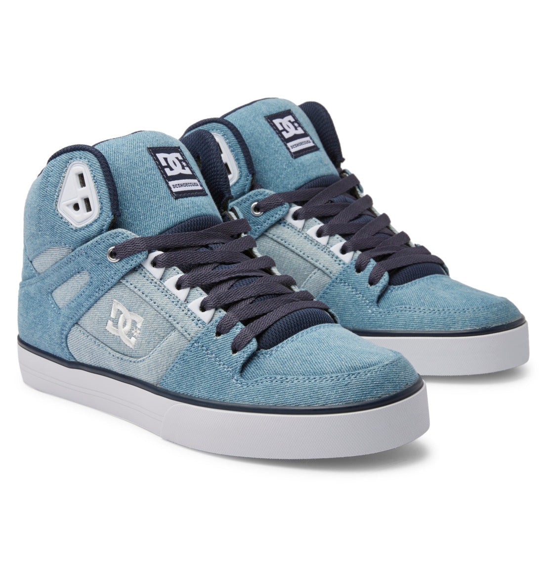 DC Pure Cupsole High-Top Men Sneakers Light Blue | US-1426ADU