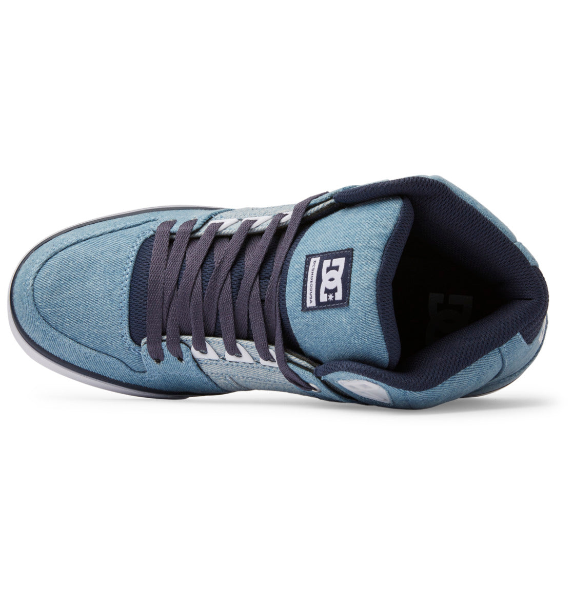 DC Pure Cupsole High-Top Men Sneakers Light Blue | US-1426ADU