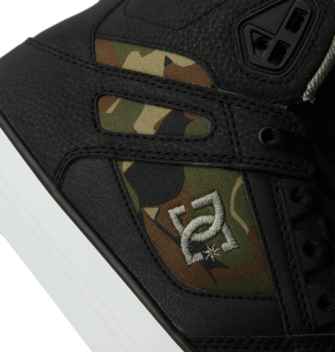 DC Pure High-Top Men Sneakers Black / Green | US-1524ILY