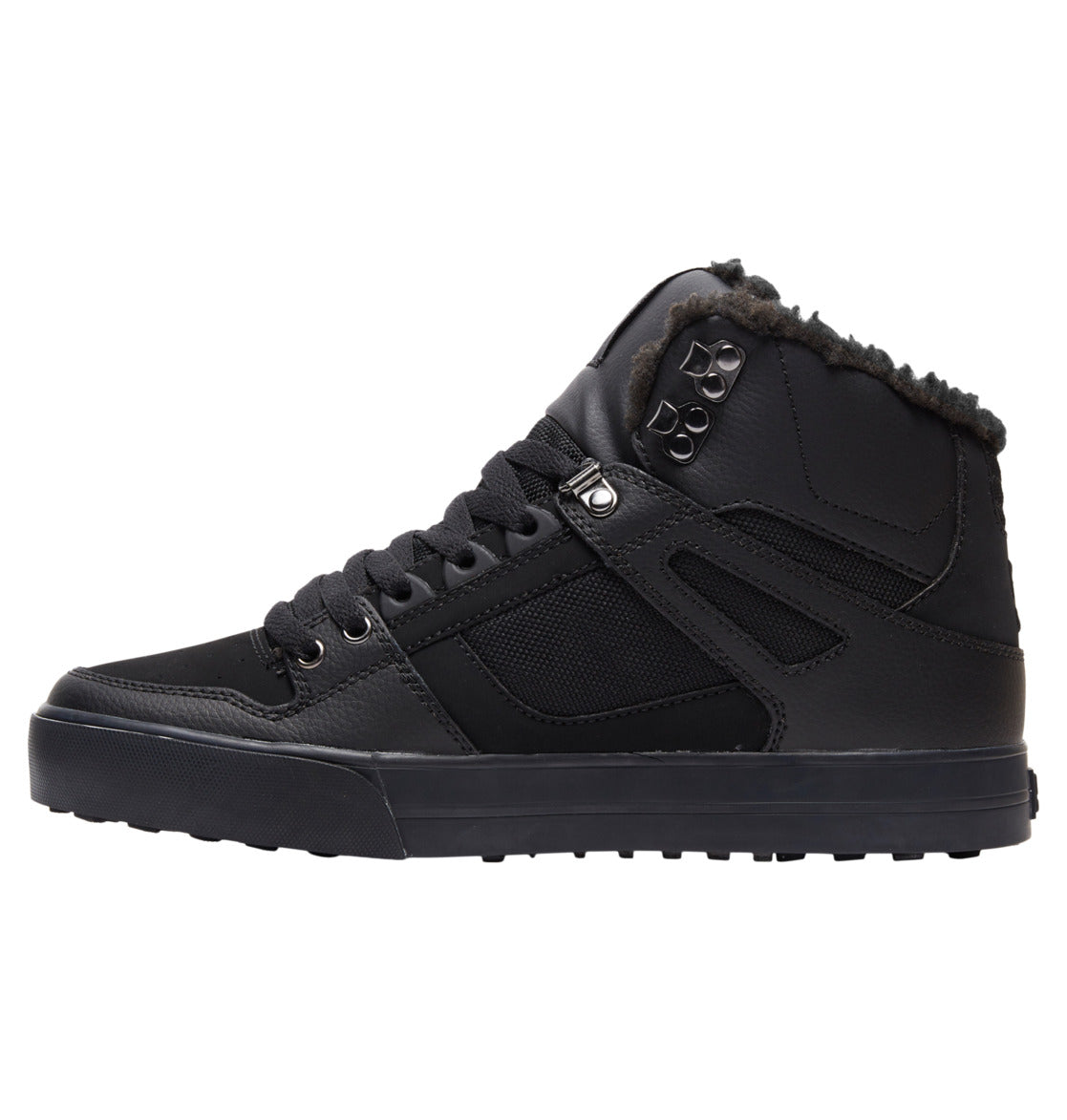 DC Pure High-Top Men Winter Boots Black | US-9146ARM