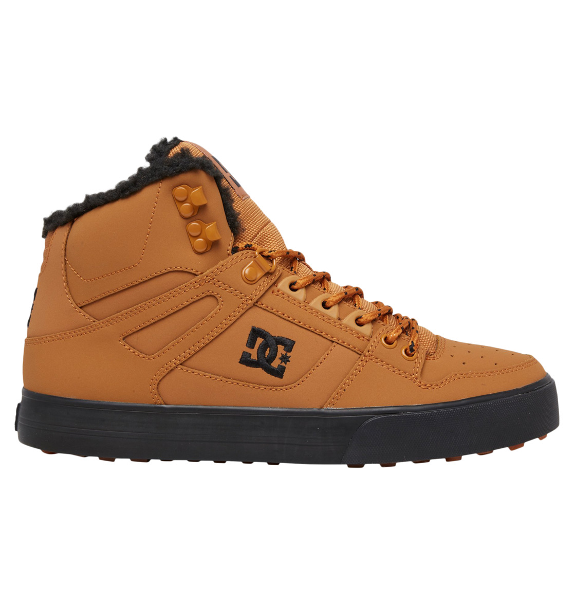 DC Pure High-Top Men Winter Boots Brown / Black | US-9358QTO