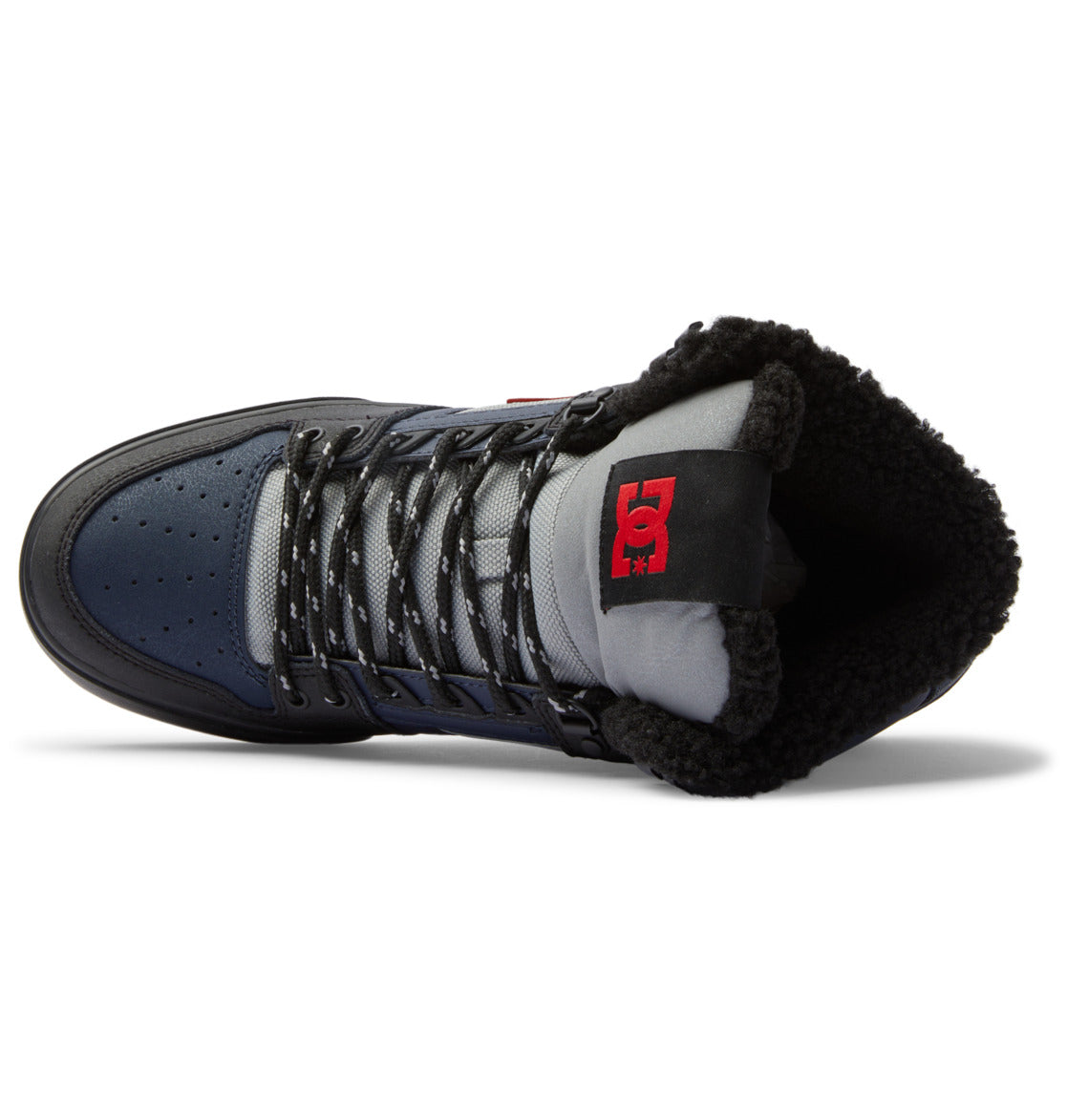 DC Pure High-Top Men Winter Boots Navy / Black | US-8713SRV