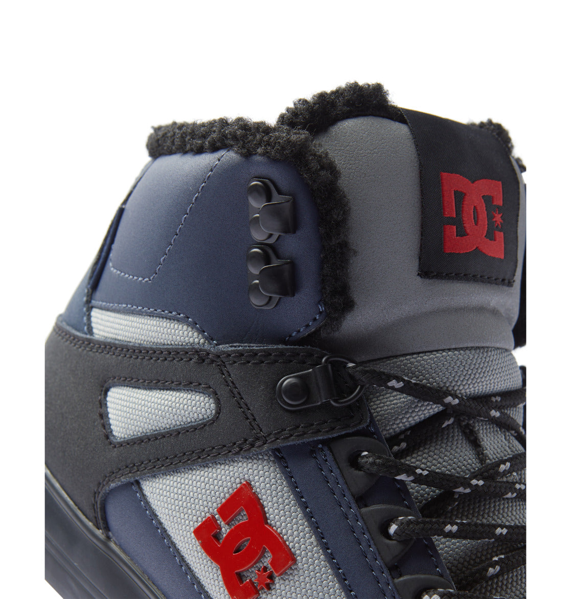 DC Pure High-Top Men Winter Boots Navy / Black | US-8713SRV